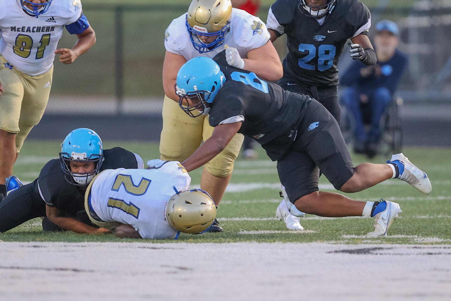 PHOTOS Lovejoy vs. McEachern Spring Football Game Sports news