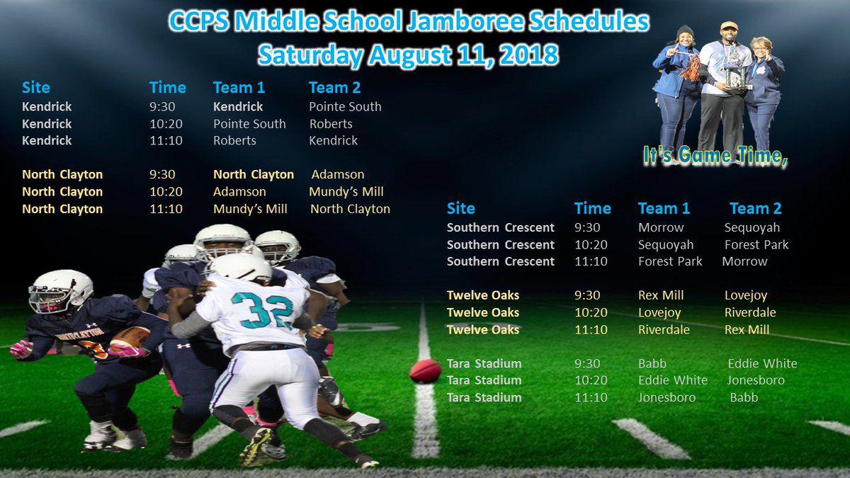 Football Clayton County Middle School Jamboree Set For Saturday