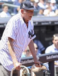 Perfect' Don Larsen had some Giants moments, too