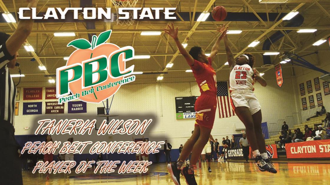 Clayton State S Taneria Wilson Earns Second Pbc Women S Basketball