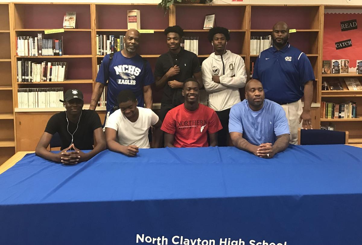 BASKETBALL Trio of North Clayton Eagles sign to continue careers
