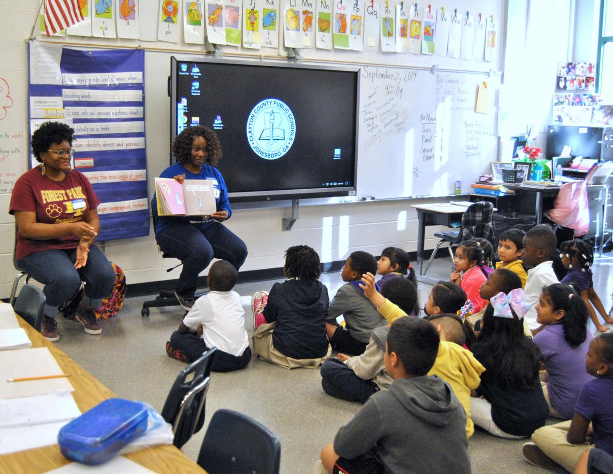 Volunteers Beautify Harper Elementary School In Clayton County News News Daily Com