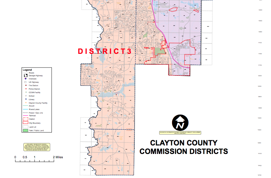 clayton county ga map