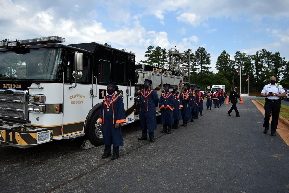 Photos Clayton County Public Schools Graduates Inaugural Ctae Firefigher Ems Academy Students Multimedia News Daily Com