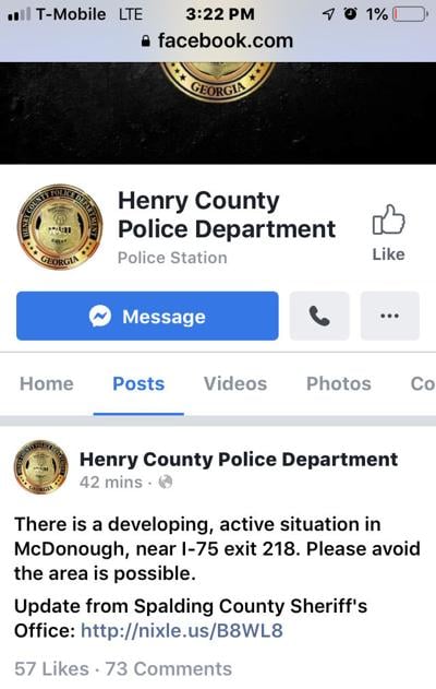 Avoid Exit 218 on I-75: Henry County Police