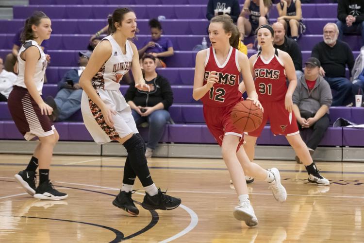 GCMS Middle School girls basketball players compete at all state event