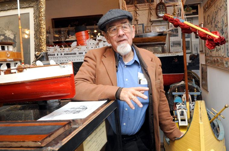 Sadorus museum crammed full of maritime history with models, texts, much more