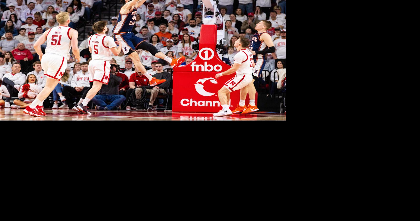 Illinois leverages big lineups to beat Nebraska