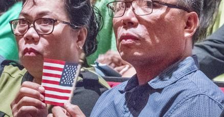 New citizens celebrated in naturalization ceremony New citizens celebrated in naturalization ceremony