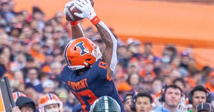 Cant Wait For Saturday  Illini receivers catch their coachs attention  in  a good way Cant Wait For Saturday  Illini receivers catch their coachs attention  in  a good way