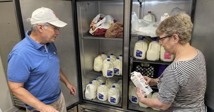 Food pantry on Starbucks donation It was a really bright spot Food pantry on Starbucks donation It was a really bright spot