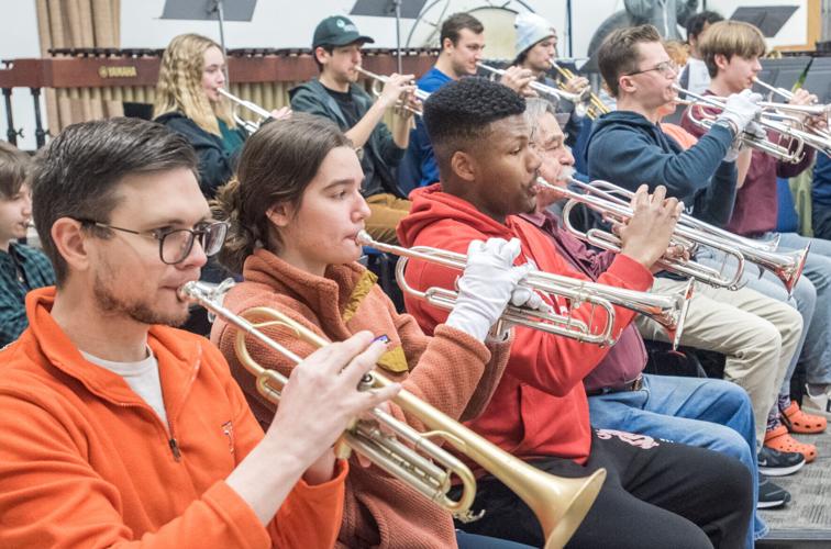 University Band members put in the work, but are there to have fun