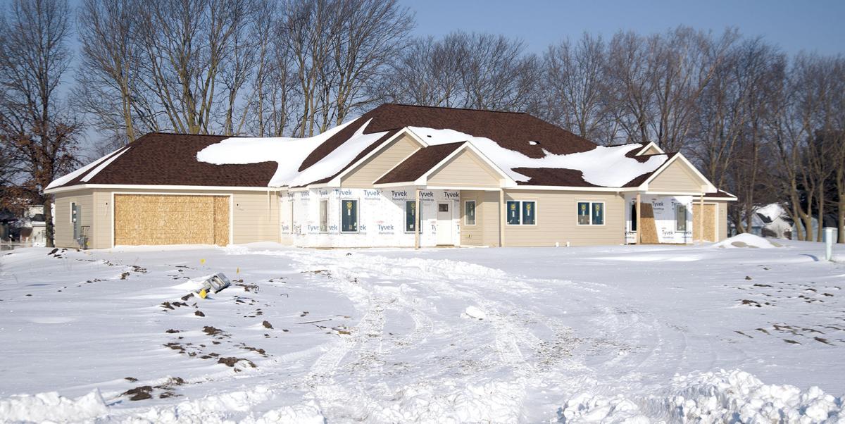 Senior duplex units being built at Tatman Village in Monticello