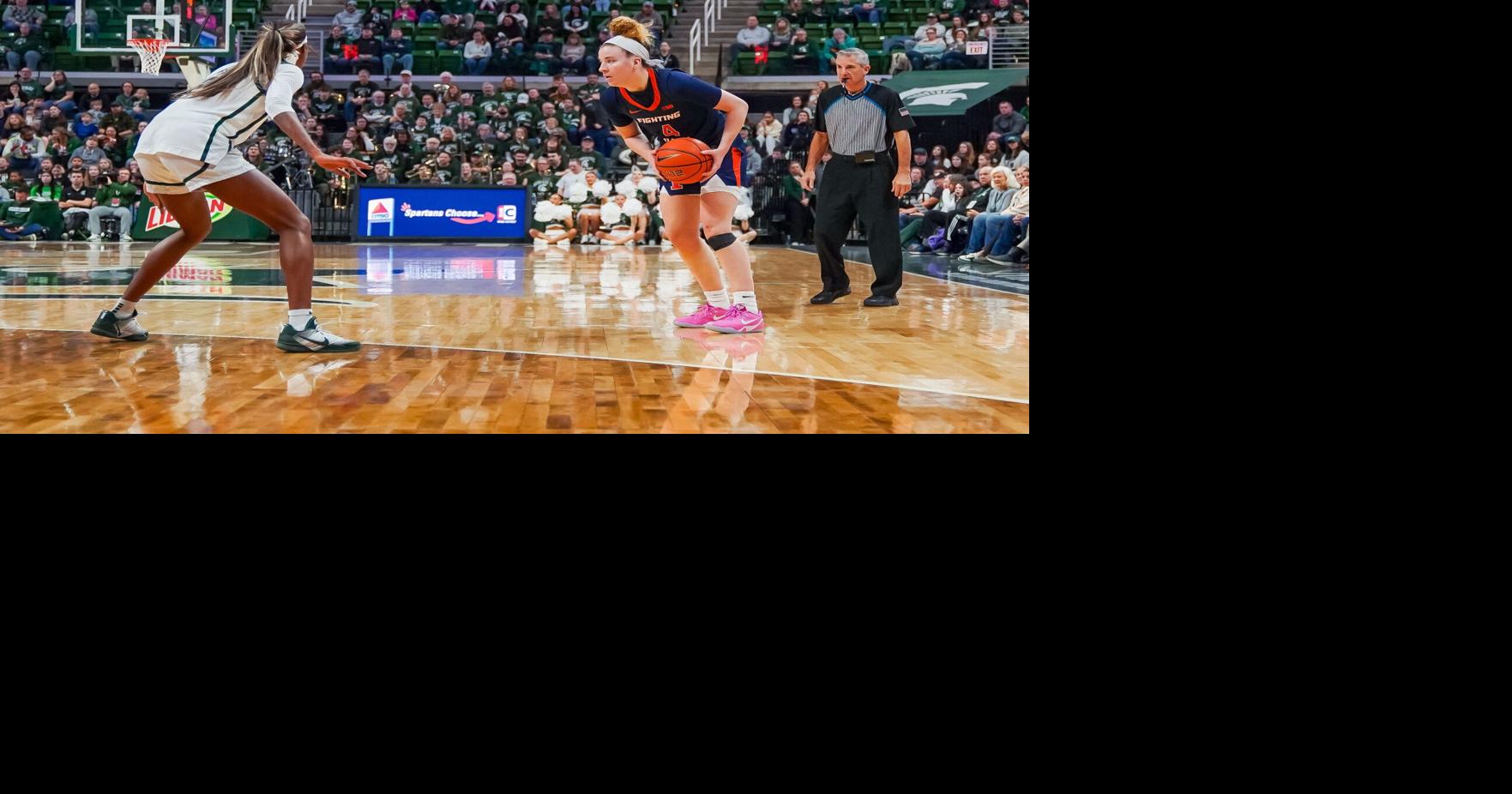 Illini's valiant second-half comeback effort ends in loss at No. 24 Michigan State