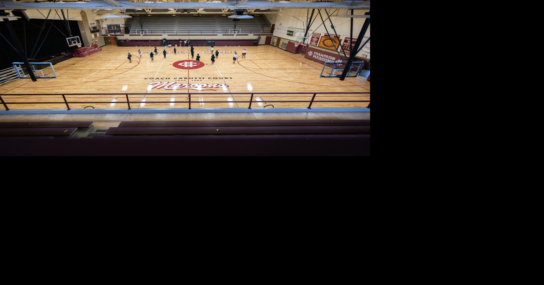 After years of issues Champaign Central #39 s Combes Gym gets a new court