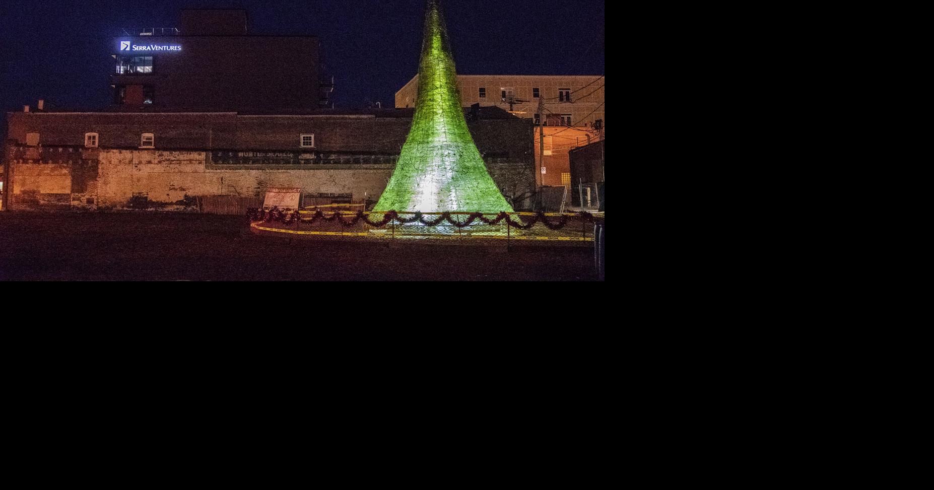 Downtown Champaign glass tree comes to life thanks to recycled bottles ...