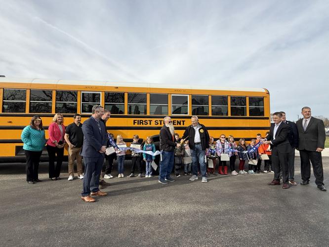 Westville school district celebrates electric buses Education news