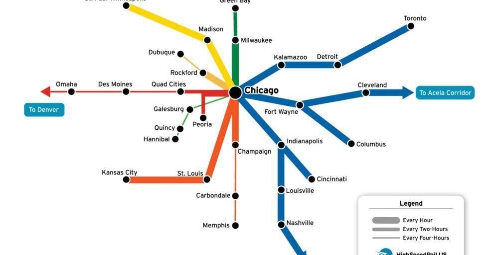 New bill would have IDOT plan for hourly rail service from Chicago to Champaign