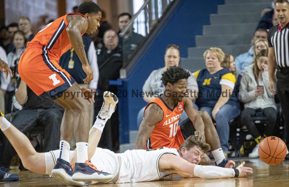 Illinois Men S Basketball Vs Michigan 2020 Multimedia News Gazette Com