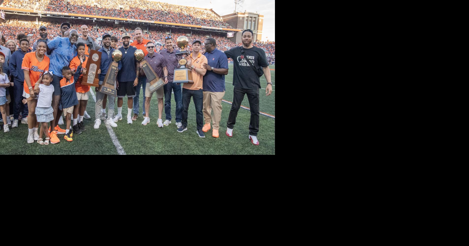 Notes: '04-05 Illinois basketball reunites at football season opener