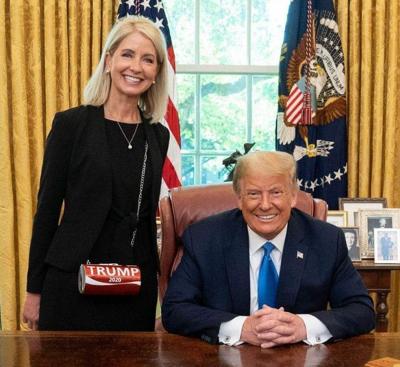 Mary Miller and President Trump