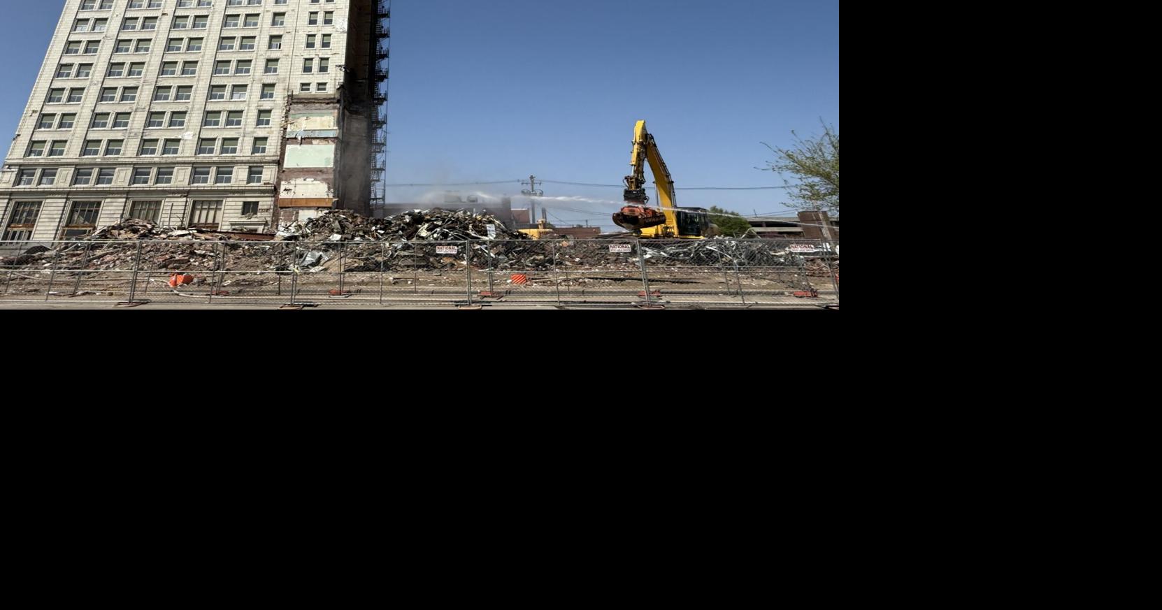 PHOTO GALLERY: Bresee Tower stands alone as part of demolition | News ...