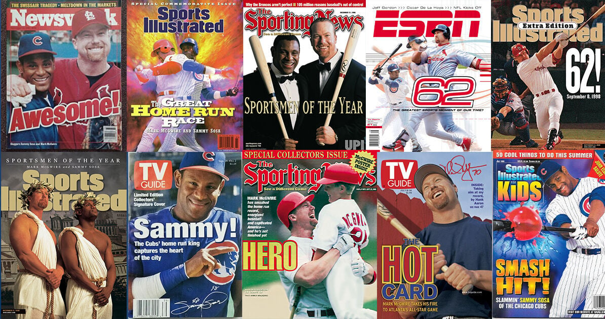 Mark Mcgwire And Sammy Sosa The Great Home Run Race Sports Illustrated  Cover by Sports Illustrated