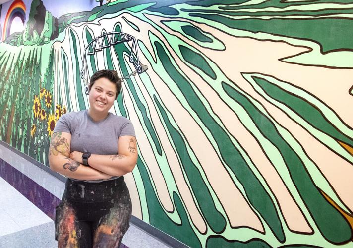 Rantoul's mural project gives high school hallways a colorful