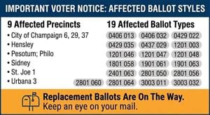 Champaign County Clerk Addresses Ballot Correction Concerns Amidst Criticism