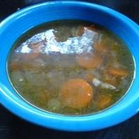 Recipe for slow-cooker chicken soup using chicken carcass | Living