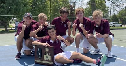 Crown em Champaign Central boys tennis wins sectional title Crown em Champaign Central boys tennis wins sectional title