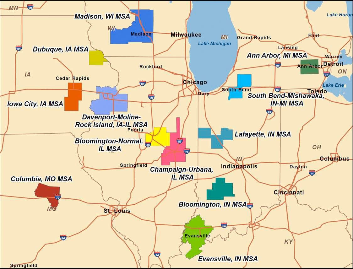 Study shows how C-U stacks up with other Midwestern metro areas 