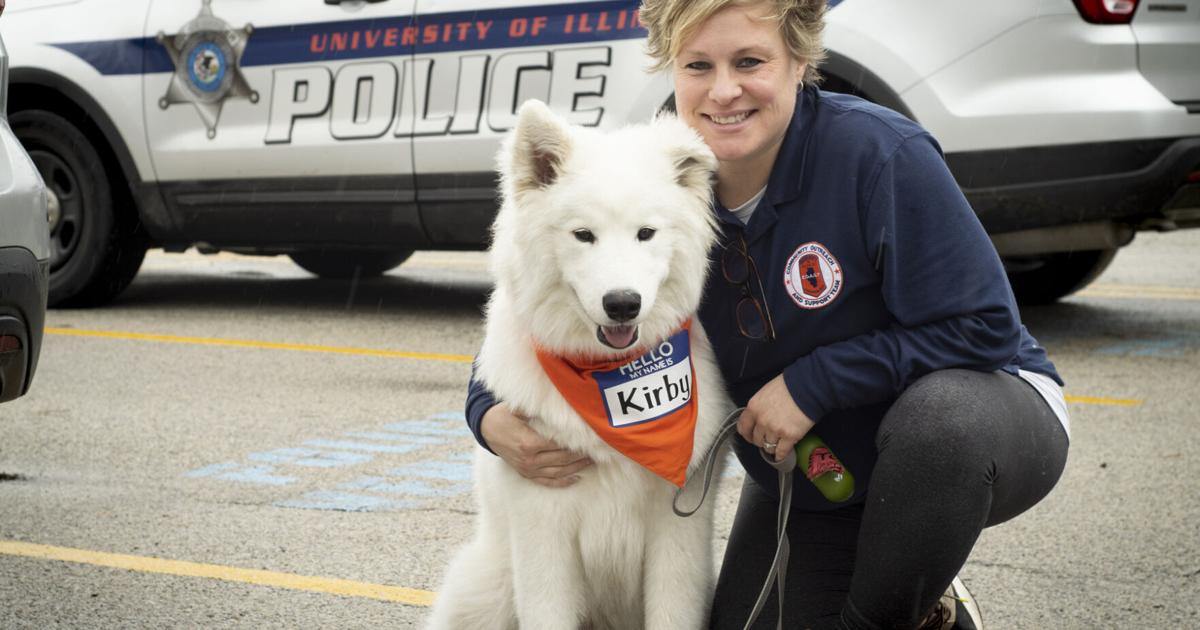 UI police’s new therapy dog named after familiar campus thoroughfare | University-illinois