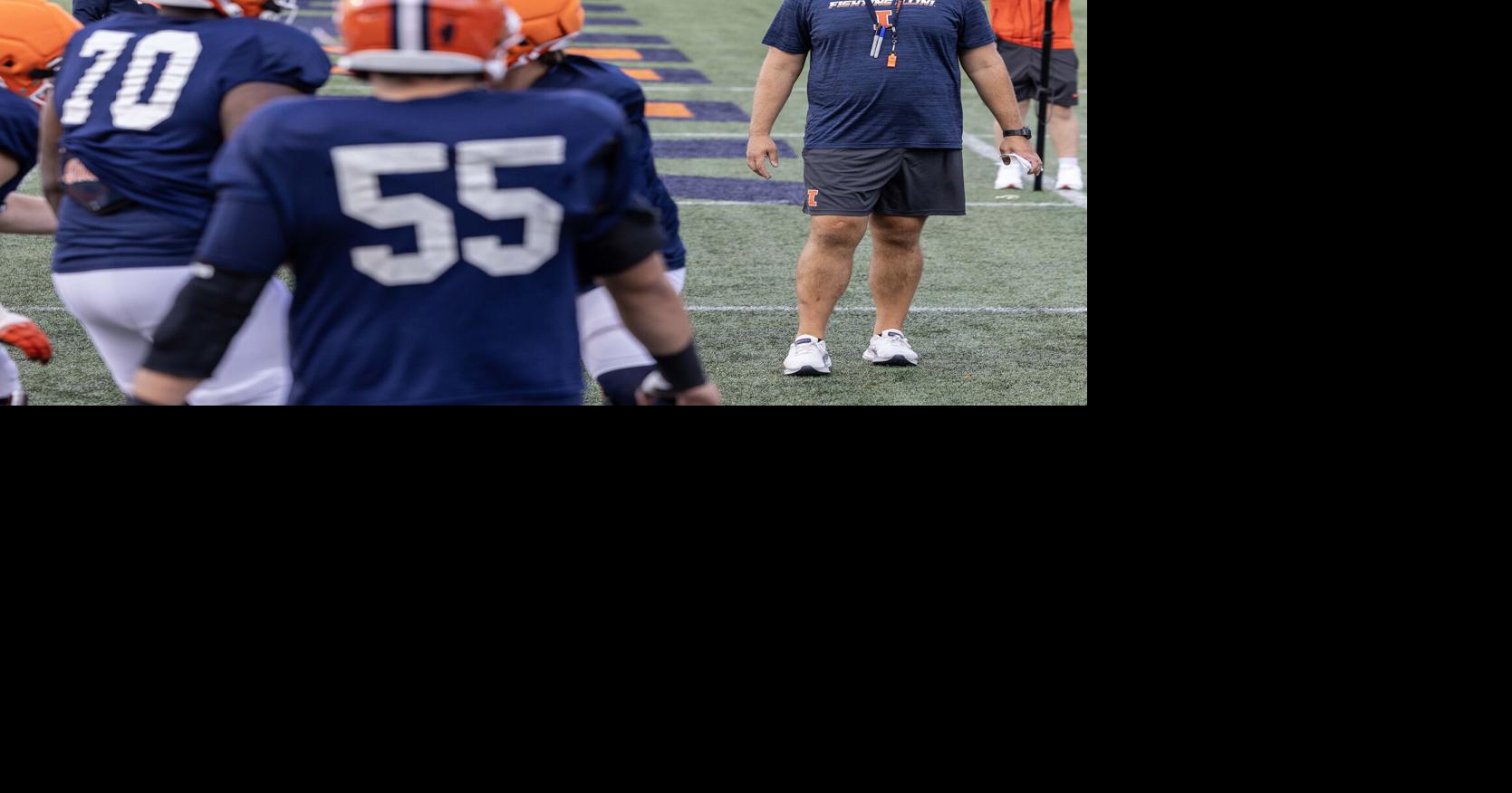New-look offensive line still a 'work in progress' for Illini | Sports ...