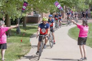Cyclists rolling through C-U for good causes