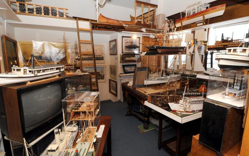Sadorus museum crammed full of maritime history with models, texts, much more