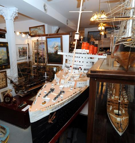 Sadorus museum crammed full of maritime history with models, texts, much more