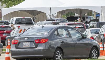 Business brisk at Champaign testing site