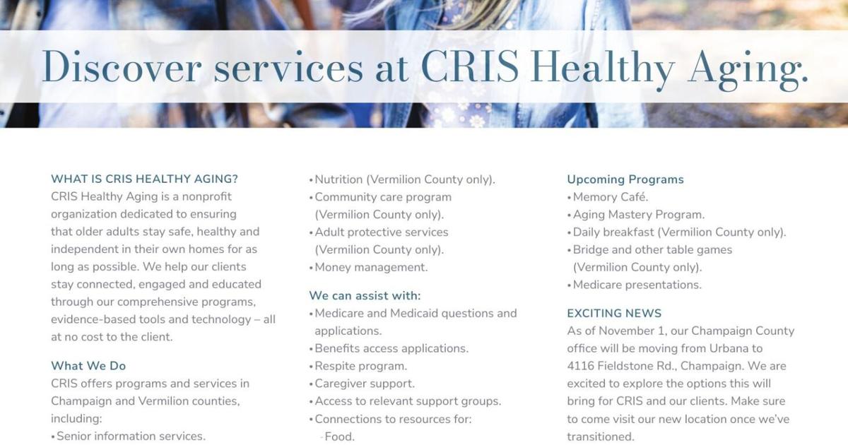 Cris Healthy Aging.pdf | Local Offers | news-gazette.com Cris Healthy Aging.pdf | Local Offers | news-gazette.com