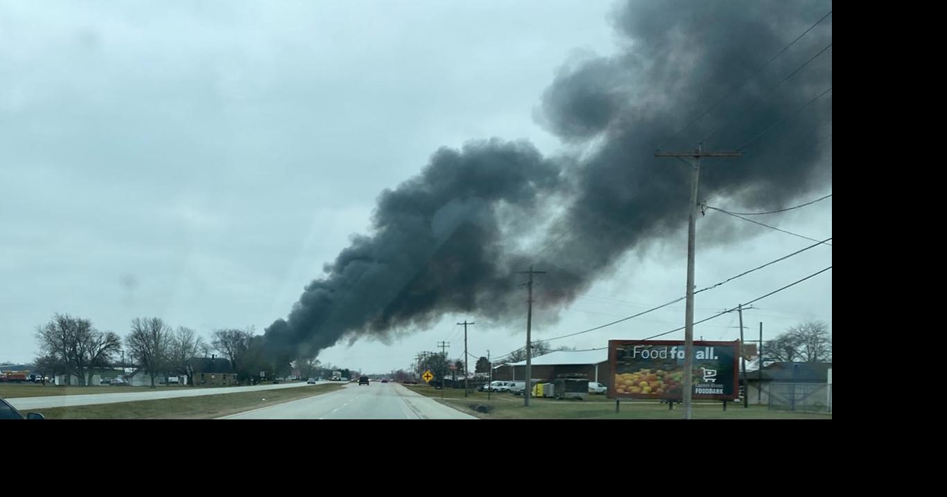 Crews on scene of storage facility fire north of Urbana news