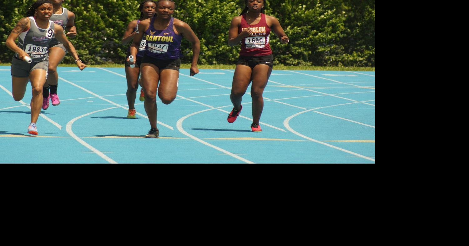 Williams placed third in the shot put, Young finished third in the long