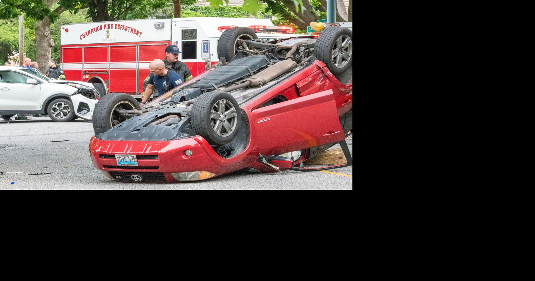 Driver flees after suspected stolen vehicle crashes into SUV in ...