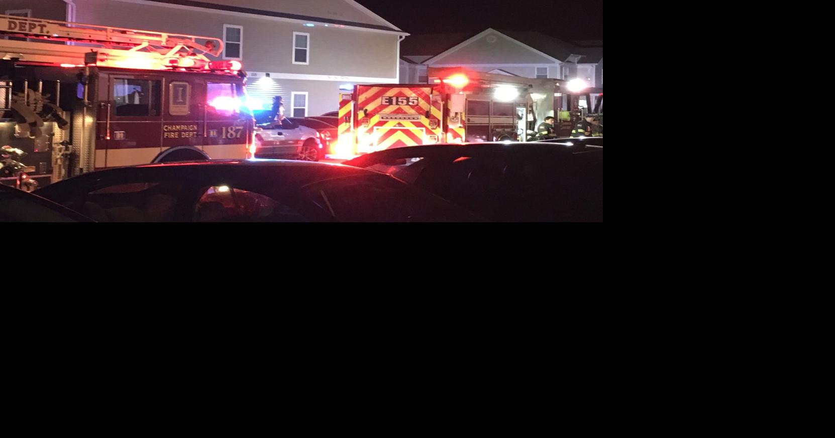 Sprinklers contain damage in fire at Champaign apartment building ...