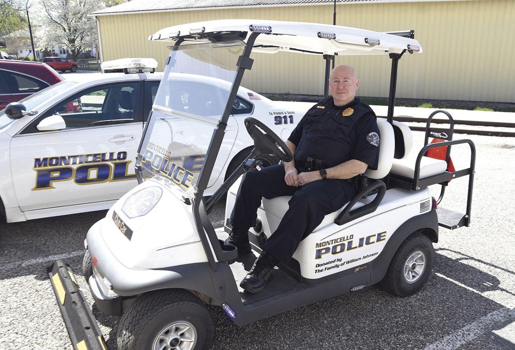 Monticello's new ride 'is like a little police car' Courtspolice