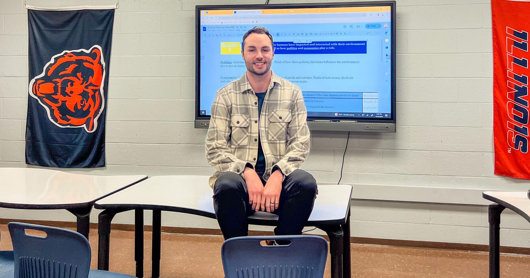 Teacher of the Week: Cameron Zindars, Social Studies, Mahomet-Seymour - Vimarsana News