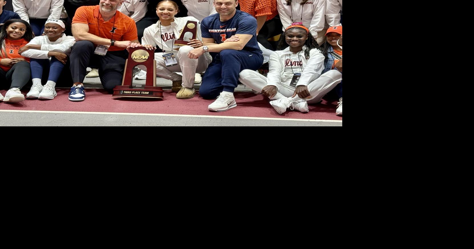 Led by long jump champ Beckmon, Illini women third in NCAA indoors