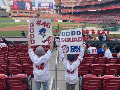 Fans flock to Dodger Stadium's stores for World Series merchandise