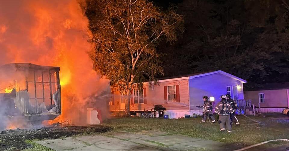 Fire destroys mobile home in Mahomet | News | news-gazette.com