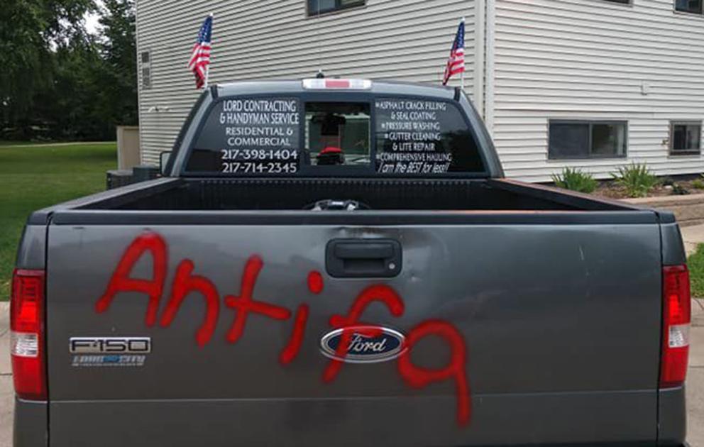 Pro Trump Driver Angered By What He Says Is Politically Motivated Vandalism News News Gazette Com