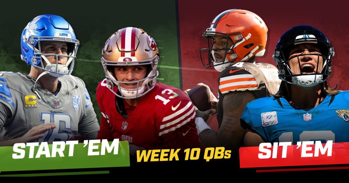 Week 10 Start ’Em, Sit ’Em Quarterbacks Sportsillustrated news